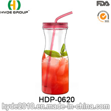 O plástico popular de 32oz BPA livra a garrafa do suco, garrafa de água fresca do suco (HDP-0620)